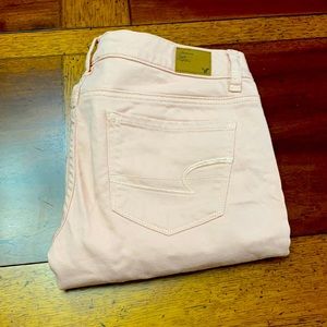 American Eagle Pink Skinny Jeans!